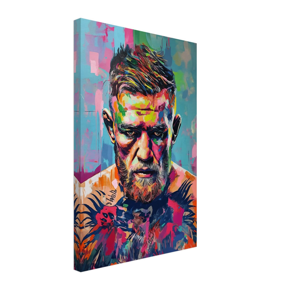 Da Vinci Pop Art Wall Art - Canvas - 40x60 cm / 16x24″ - Thick