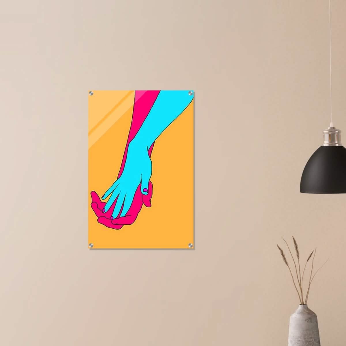 Da Vinci Pop Art Wall Art - Acrylic Print - 50x75 cm / 20x30″ -