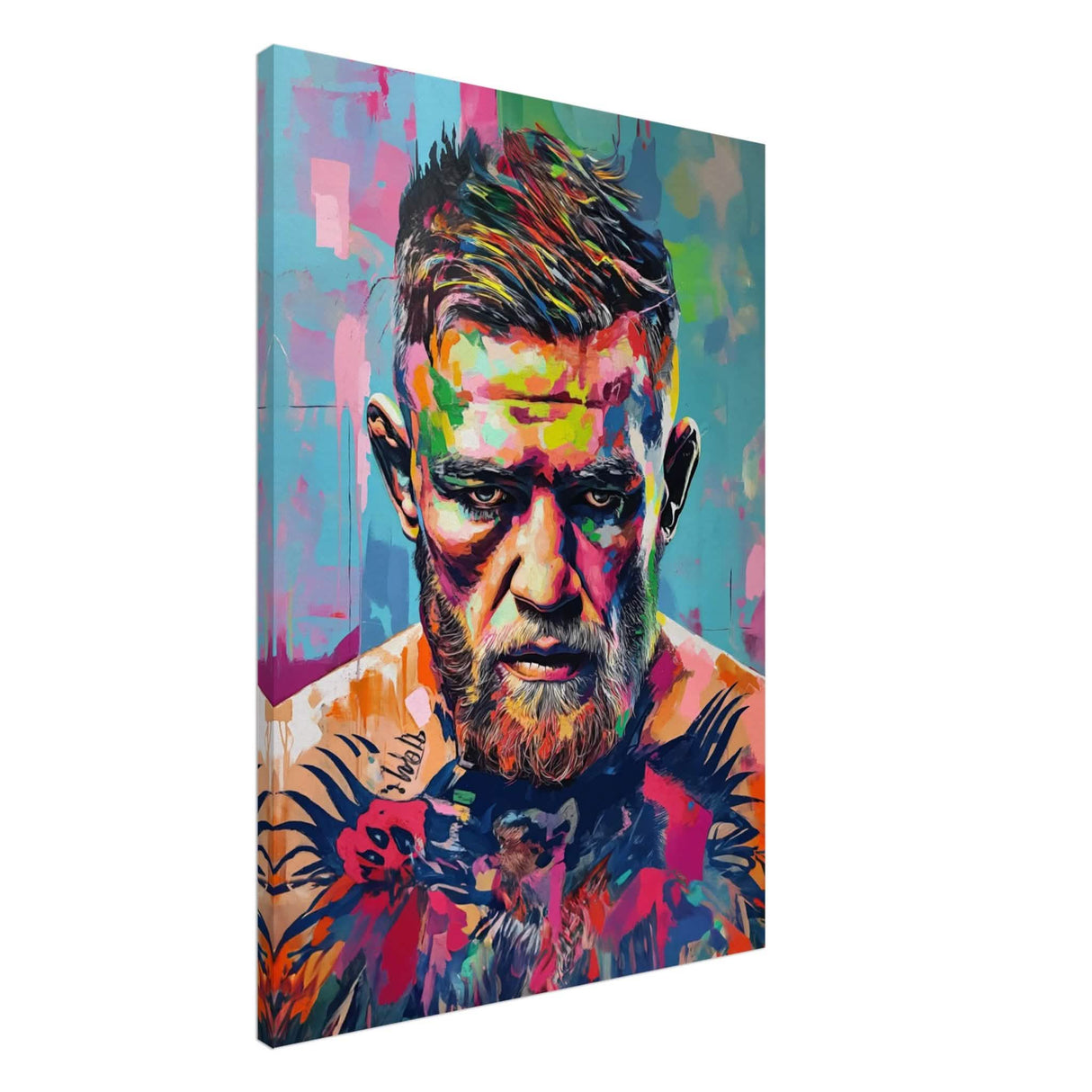 Da Vinci Pop Art Wall Art - Canvas - 70x100 cm / 28x40″ - Thick