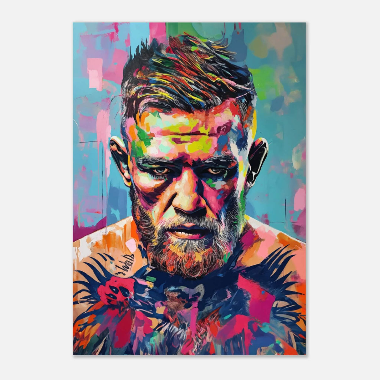 Da Vinci Pop Art Wall Art - Aluminum Print - 70x100 cm / 28x40″ -