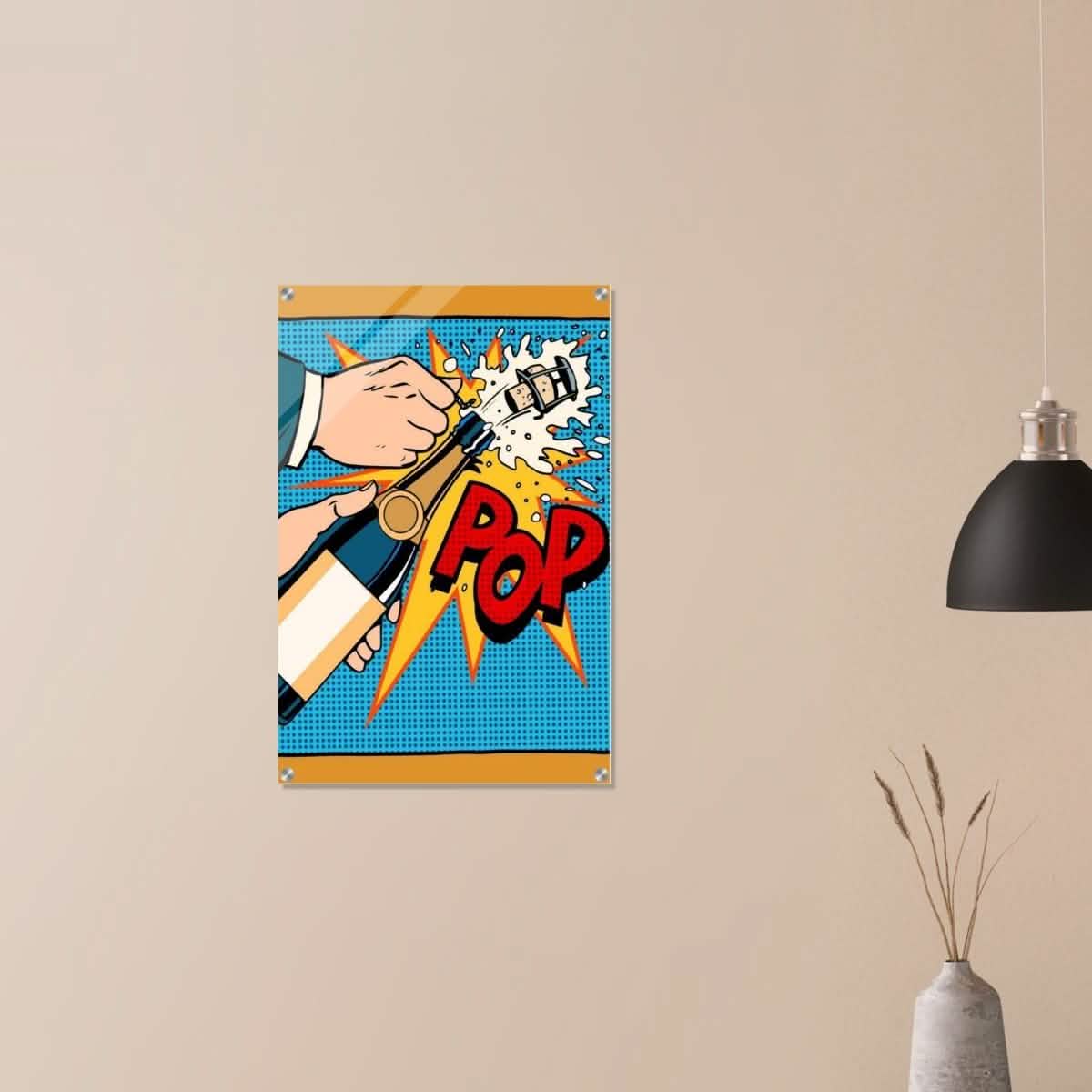 Da Vinci Pop Art Wall Art - Acrylic Print - 50x75 cm / 20x30″ -