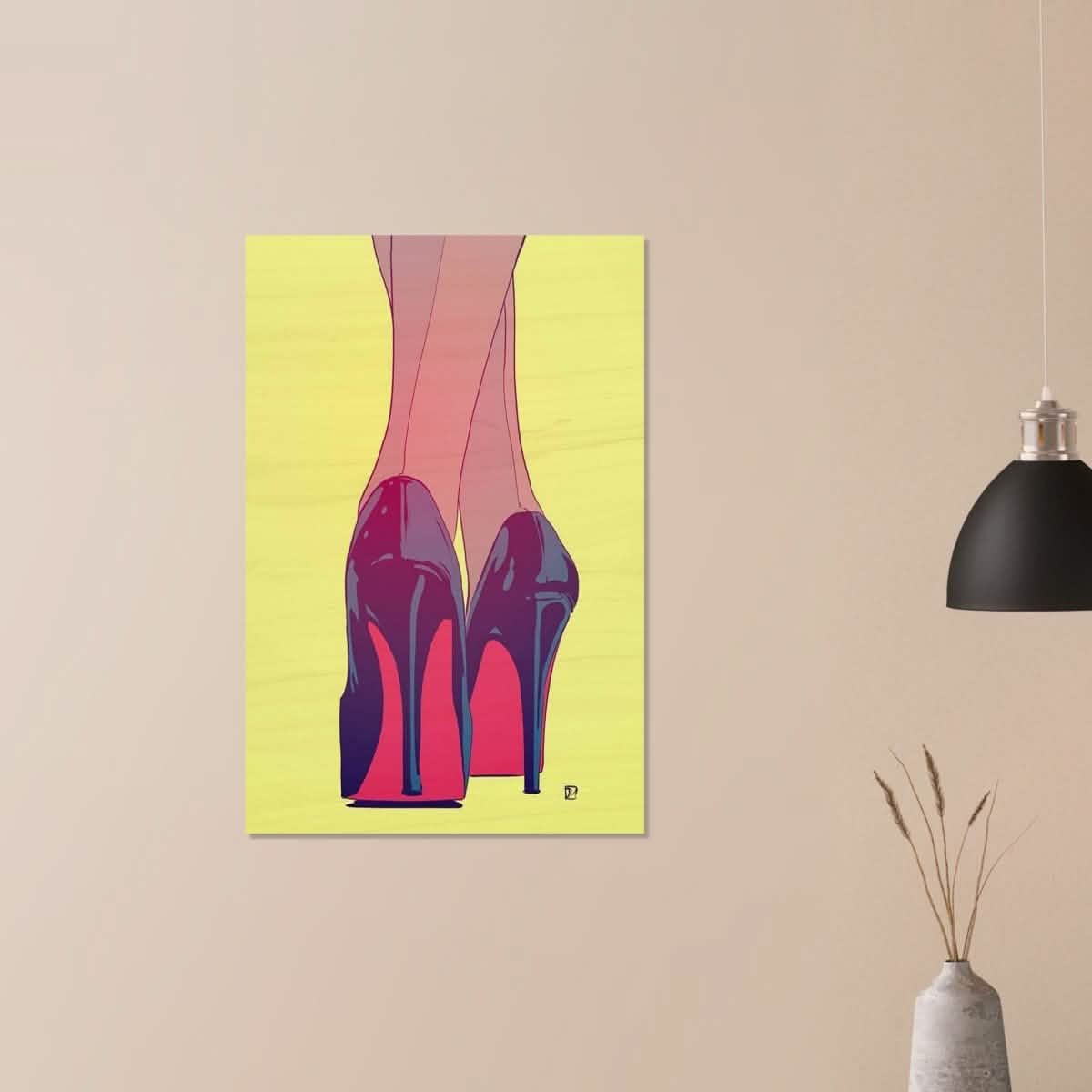 Da Vinci Pop Art Wall Art - Wood Prints - 60x90 cm / 24x36″ - 10 mm