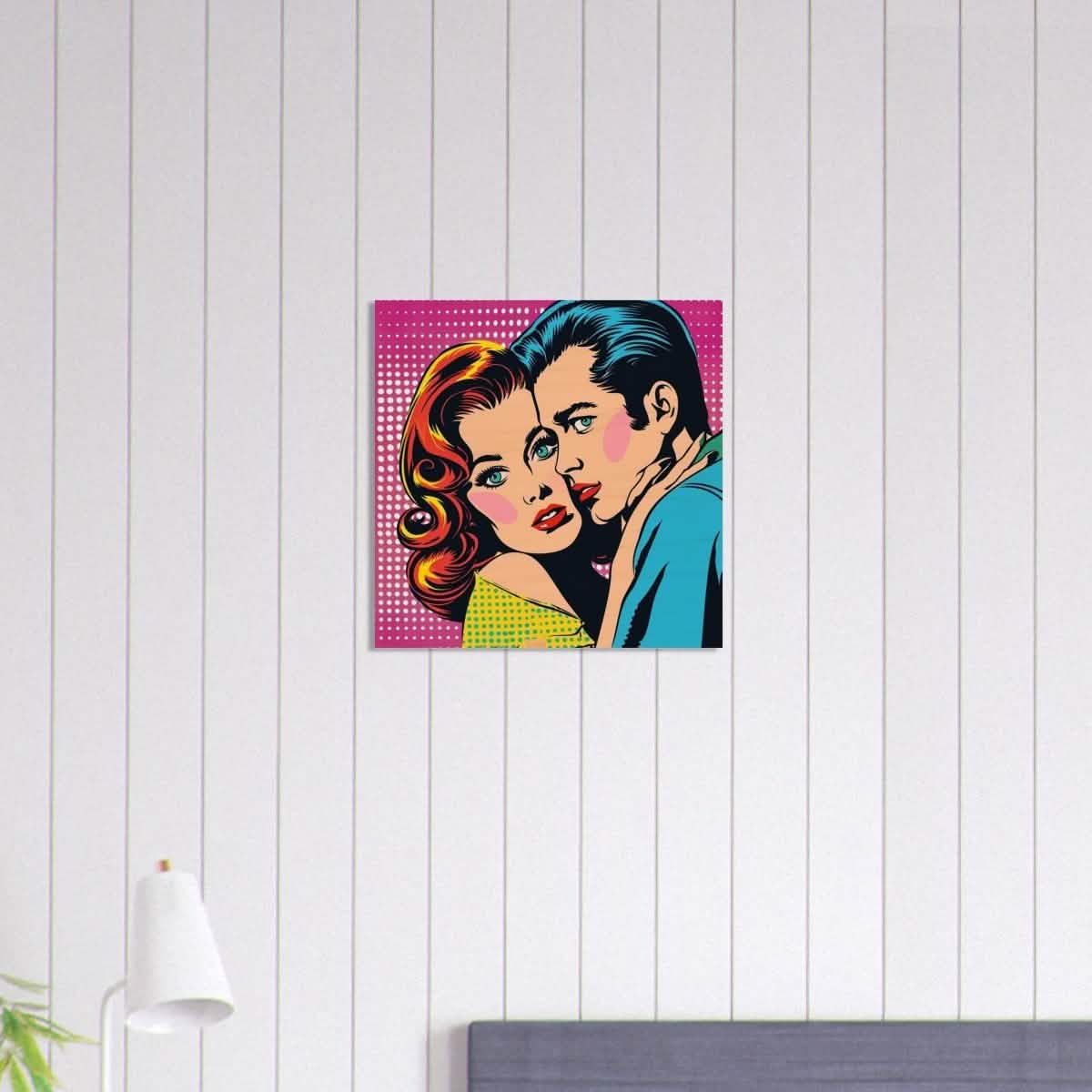 Da Vinci Pop Art Wall Art - Wood Prints - 50x50 cm / 20x20″ - 20 mm