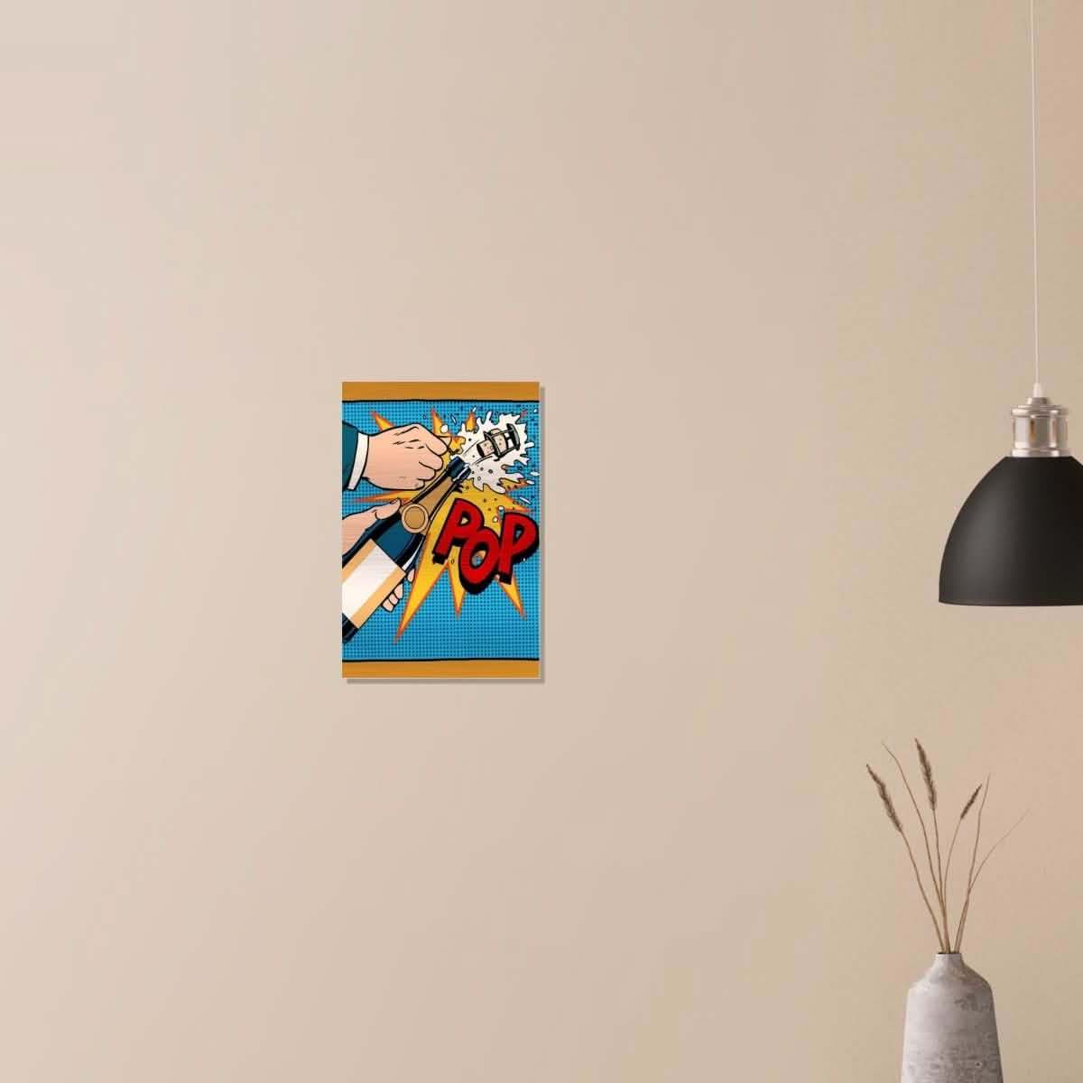 Da Vinci Pop Art Wall Art - Brushed Aluminum Print - 30x45 cm / 12x18″ -