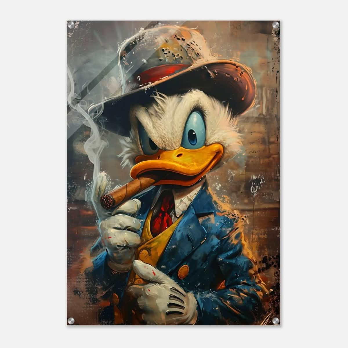Da Vinci Pop Wall art print | Scrooge McDuck - Acrylic Print - 70x100 cm / 28x40″ -