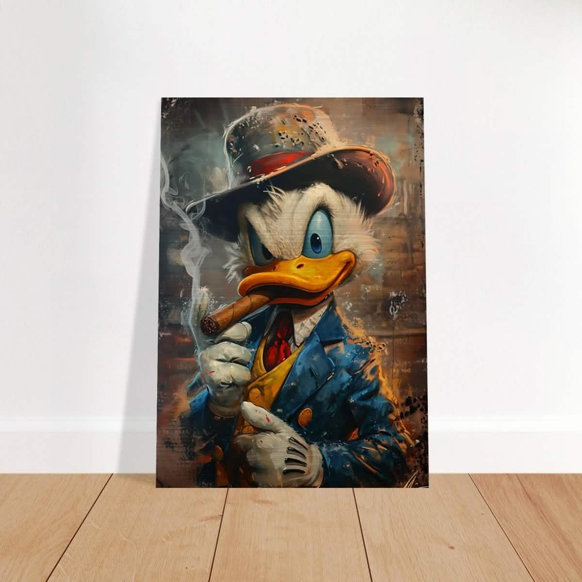 Da Vinci Pop Wall art print | Scrooge McDuck - Brushed Aluminum Print - 70x100 cm / 28x40″ -