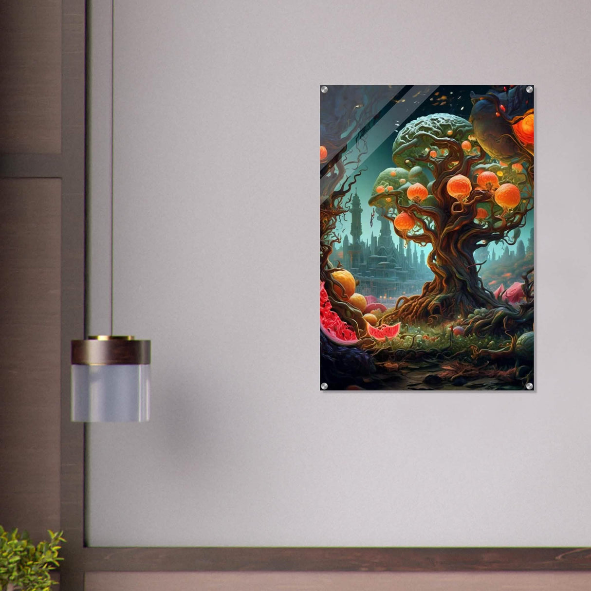 Da Vinci Surrealism Art - Acrylic Print - 70x100 cm / 28x40″ -