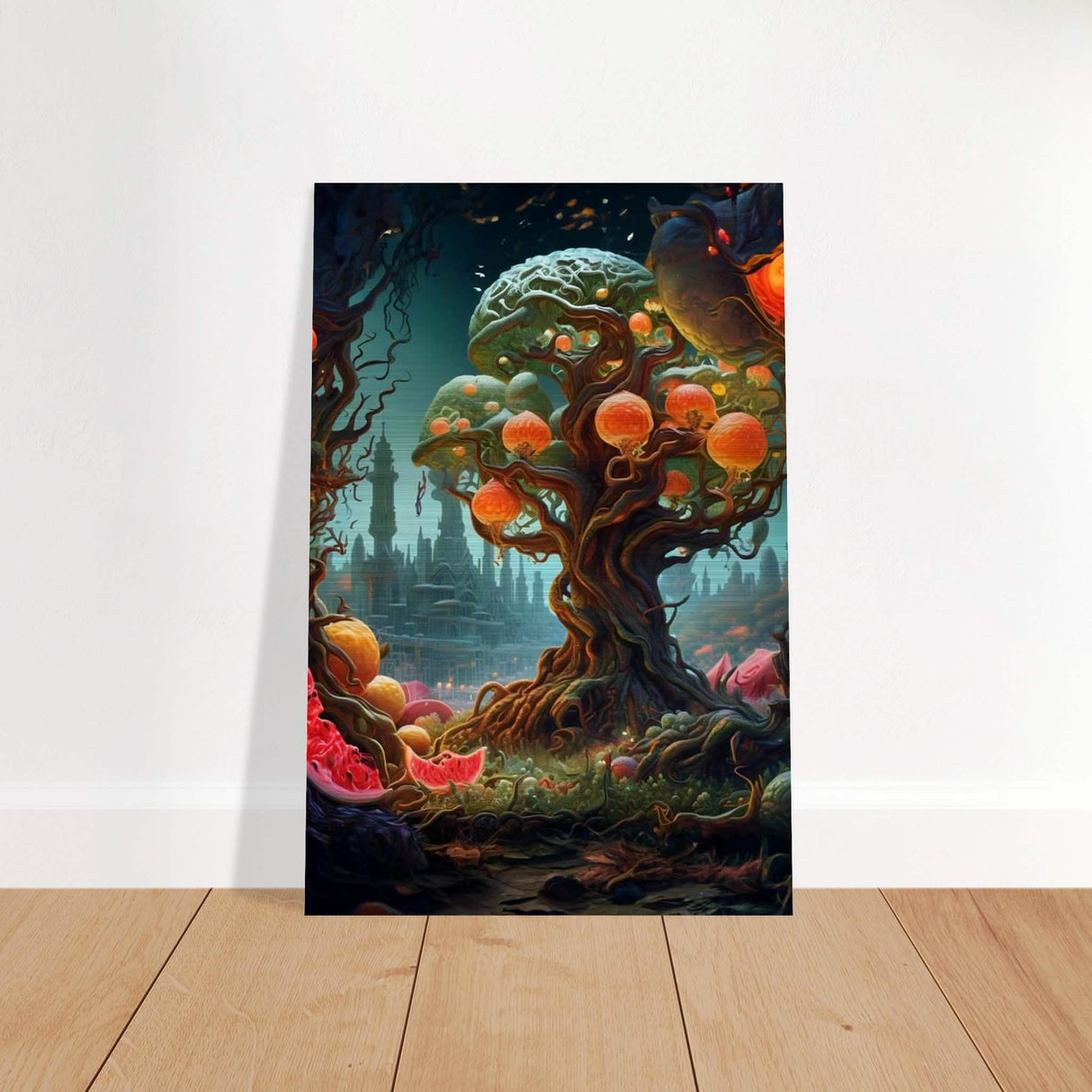 Da Vinci Surrealism Art - Brushed Aluminum Print - 50x75 cm / 20x30″ -