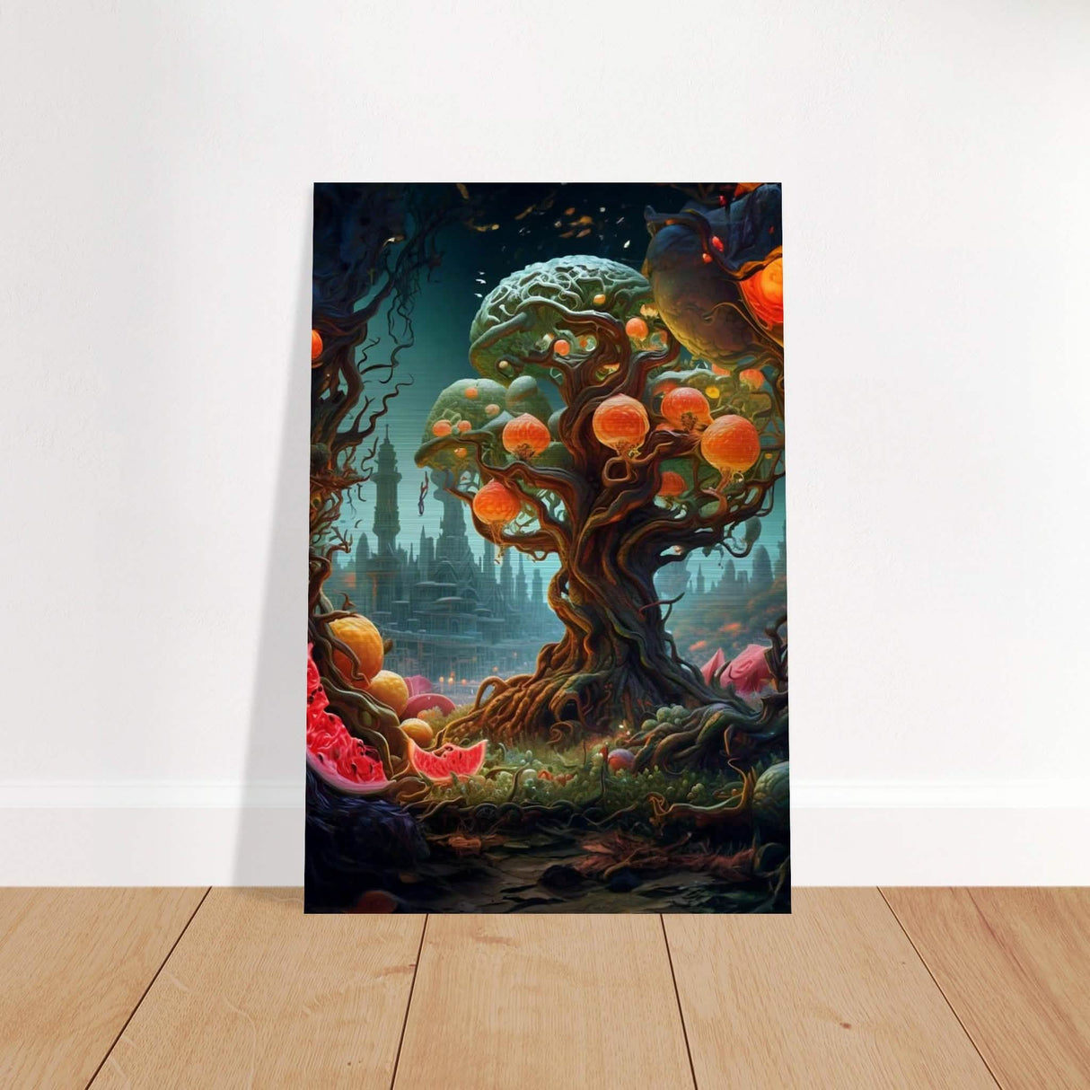 Da Vinci Surrealism Art - Brushed Aluminum Print - 60x90 cm / 24x36″ -