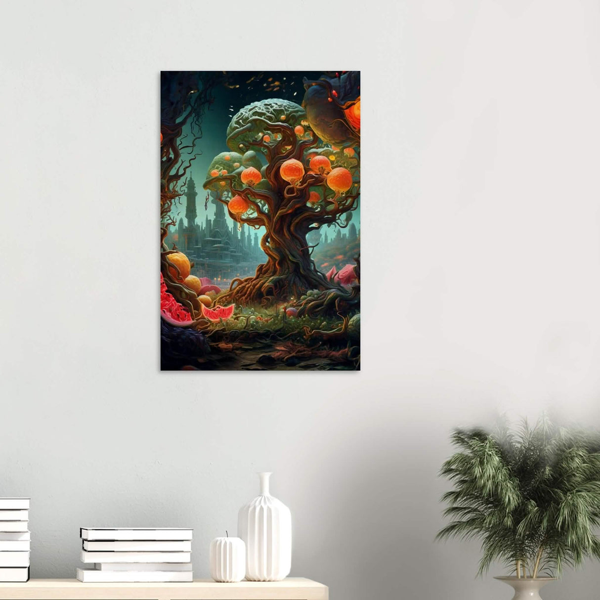 Da Vinci Surrealism Art - Wood Prints - 50x75 cm / 20x30″ - 10 mm