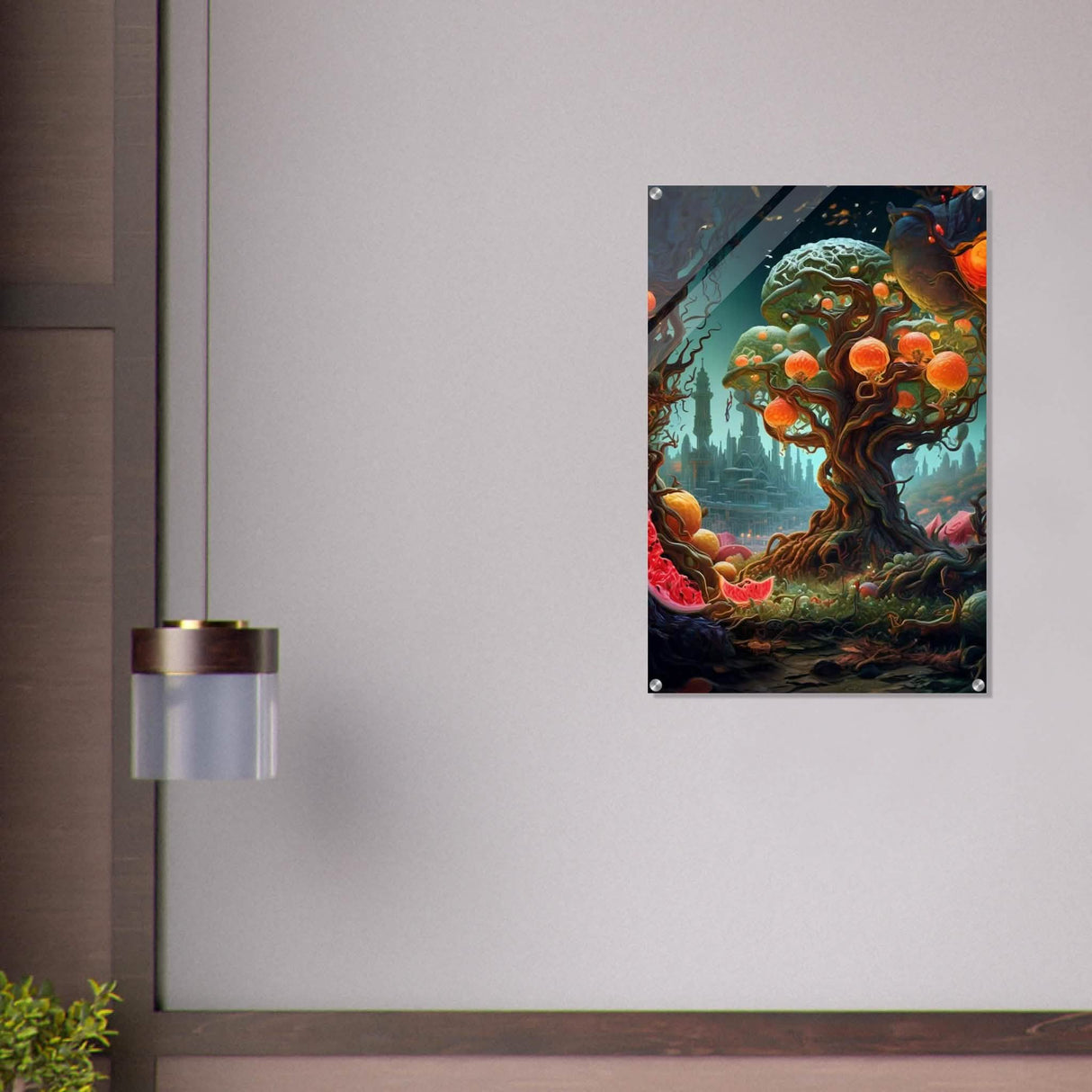 Da Vinci Surrealism Art - Acrylic Print - 60x90 cm / 24x36″ -