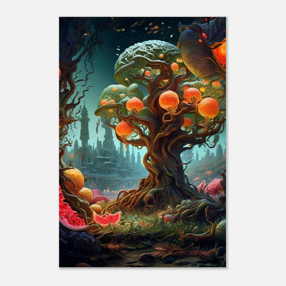 Da Vinci Surrealism Art - Aluminum Print - 50x75 cm / 20x30″ -