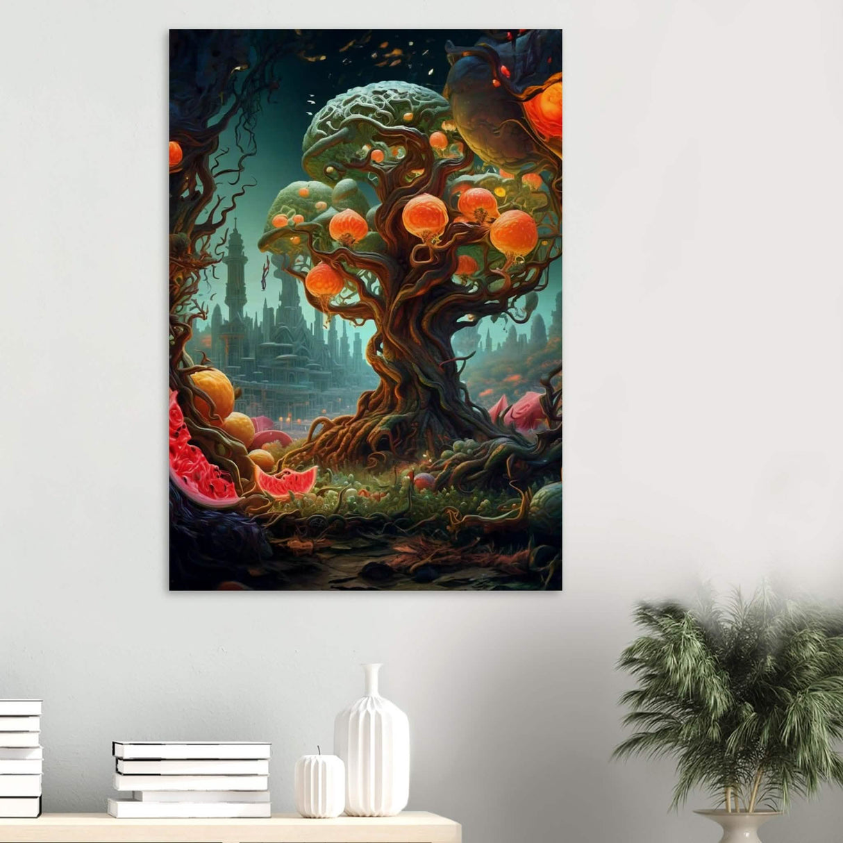 Da Vinci Surrealism Art - Wood Prints - 70x100 cm / 28x40″ - 10 mm