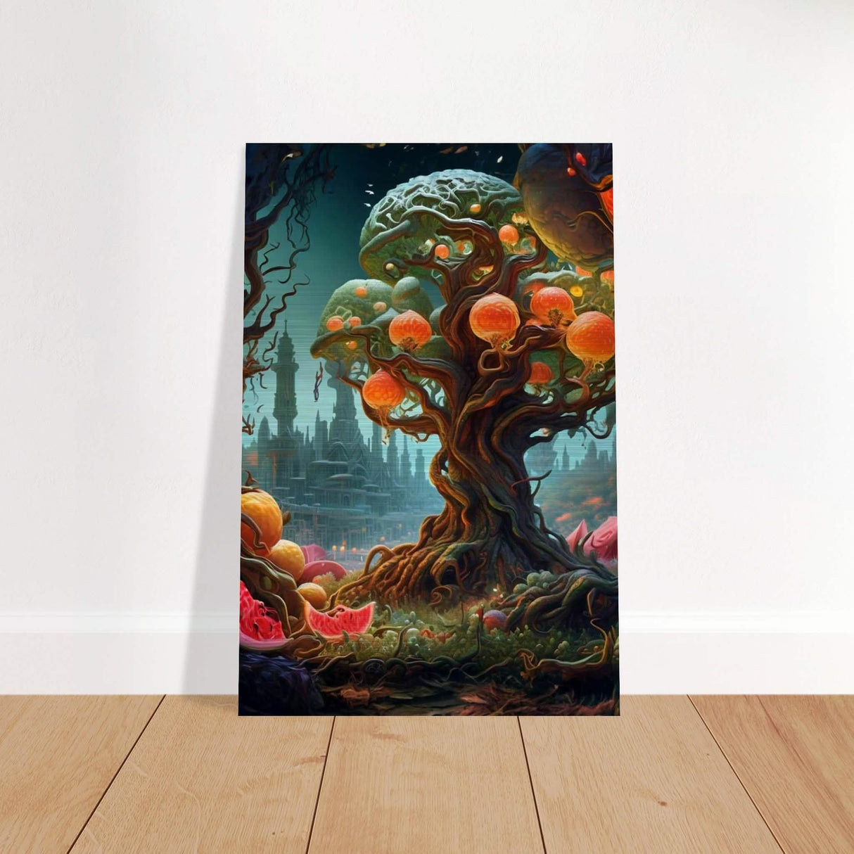 Da Vinci Surrealism Art - Brushed Aluminum Print - 30x45 cm / 12x18″ -