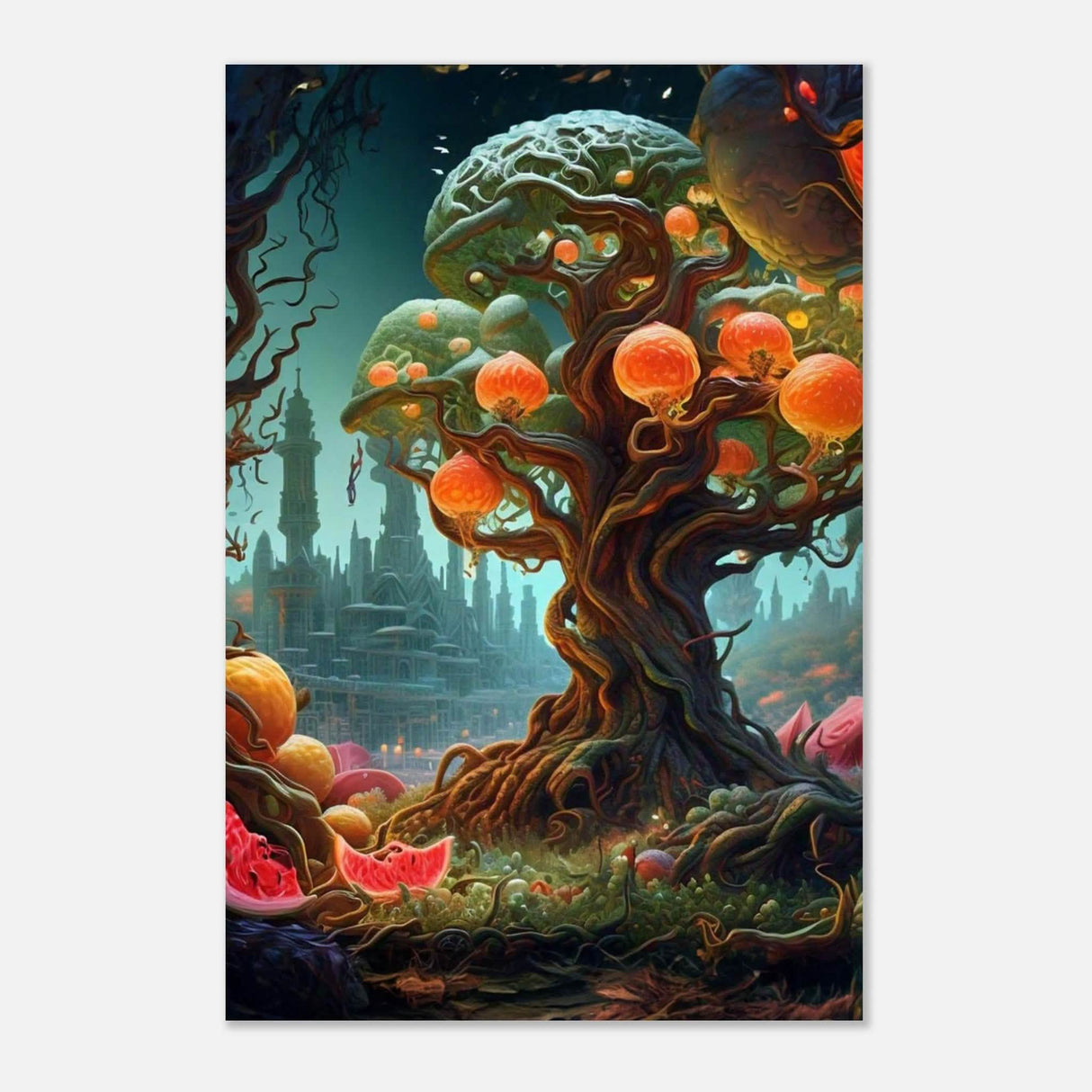 Da Vinci Surrealism Art - Aluminum Print - 30x45 cm / 12x18″ -