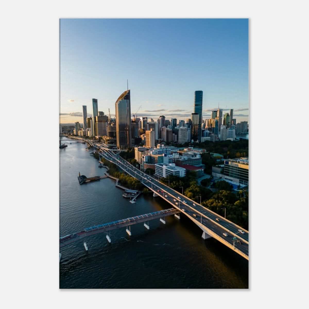 Da Vinci Travel Collection Wall Art Brisbane Australia - 70x100 cm / 28x40″ - Thick -