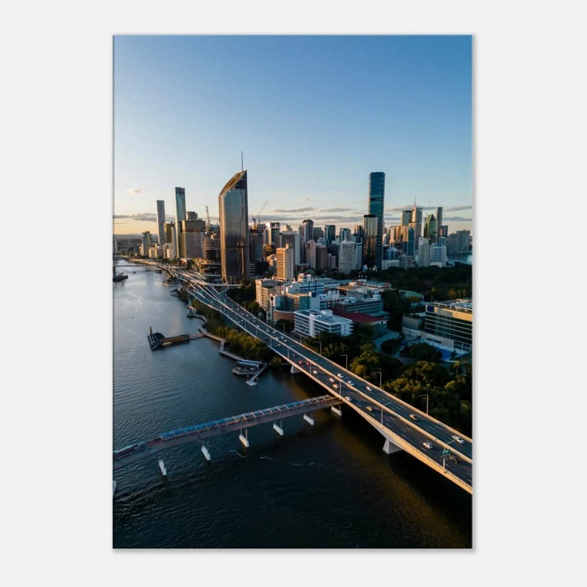 Da Vinci Travel Collection Wall Art Brisbane Australia - 70x100 cm / 28x40″ - Slim -