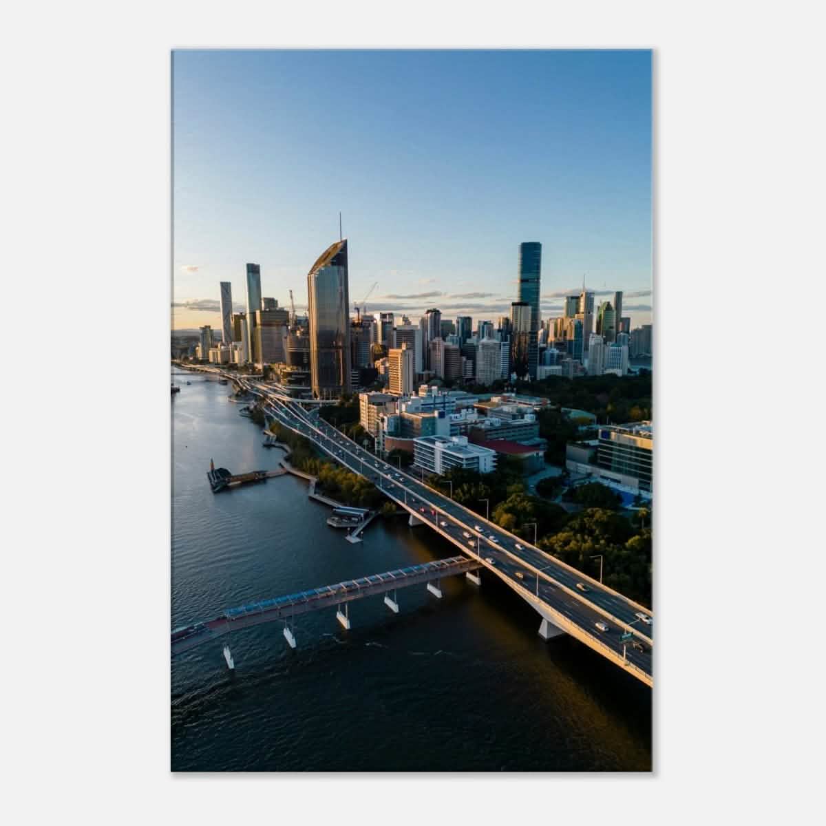 Da Vinci Travel Collection Wall Art Brisbane Australia - 50x75 cm / 20x30″ - Slim -