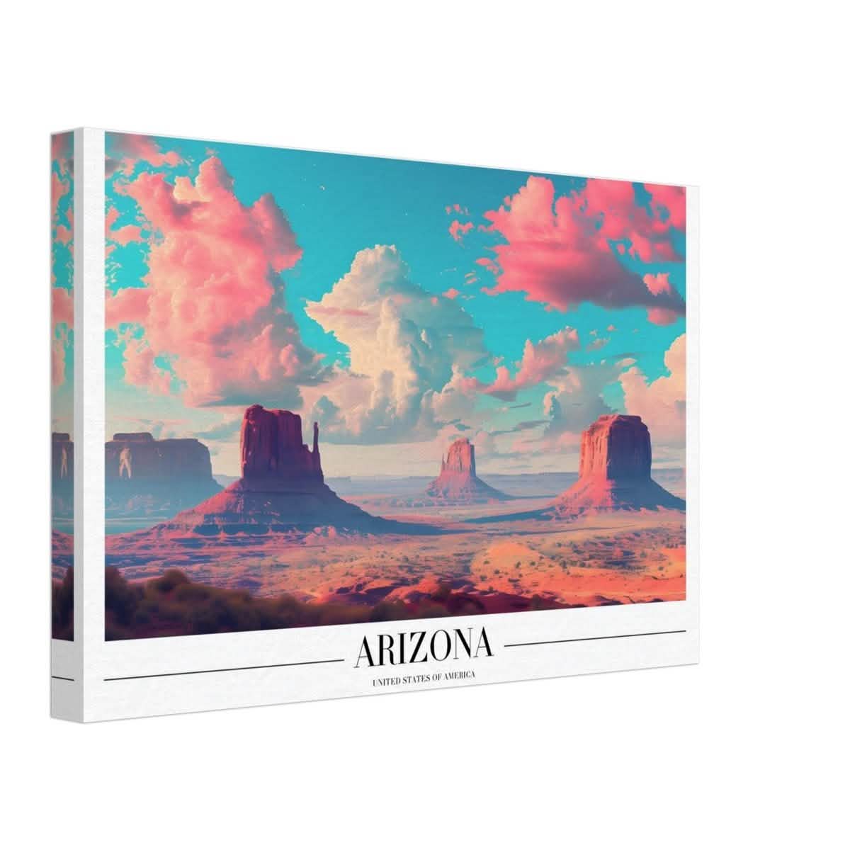 Da Vinci Travel Collection wall art print | Arizona USA | The Sonoran Desert - Canvas - 30x45 cm / 12x18″ - Thick