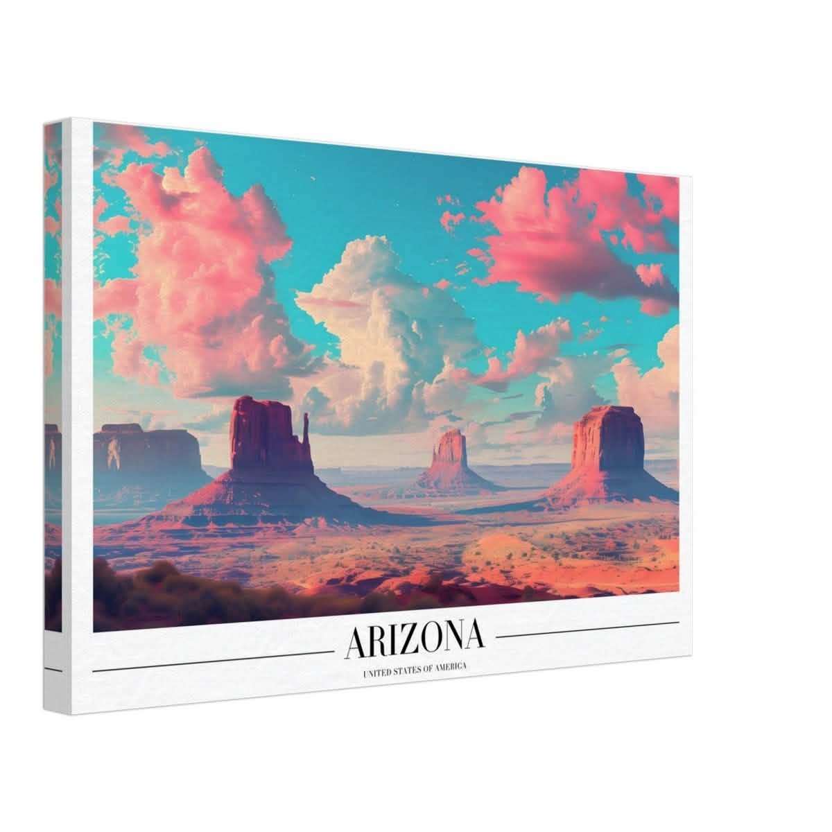 Da Vinci Travel Collection wall art print | Arizona USA | The Sonoran Desert - Canvas - 30x45 cm / 12x18″ - Slim