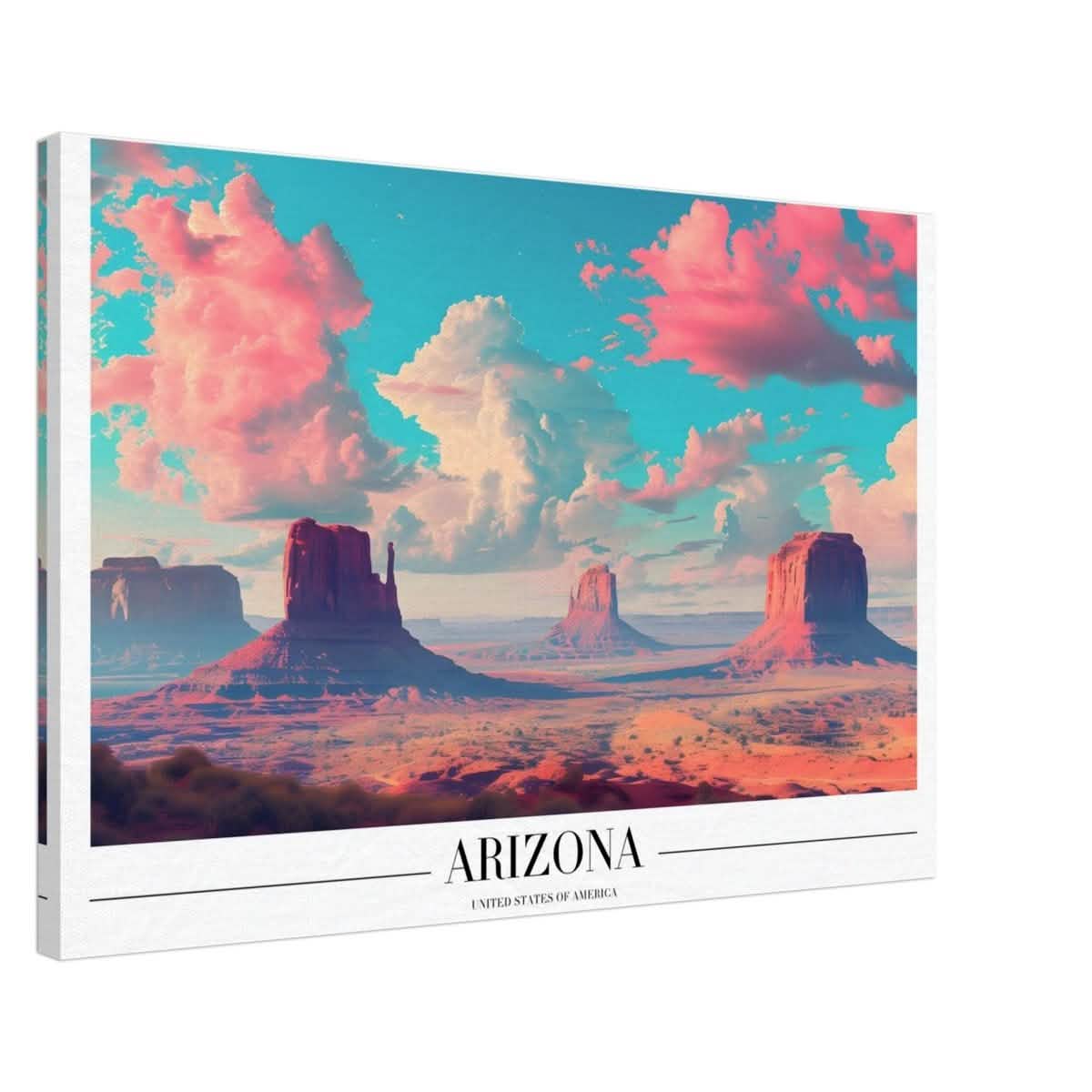 Da Vinci Travel Collection wall art print | Arizona USA | The Sonoran Desert - Canvas - 60x90 cm / 24x36″ - Thick