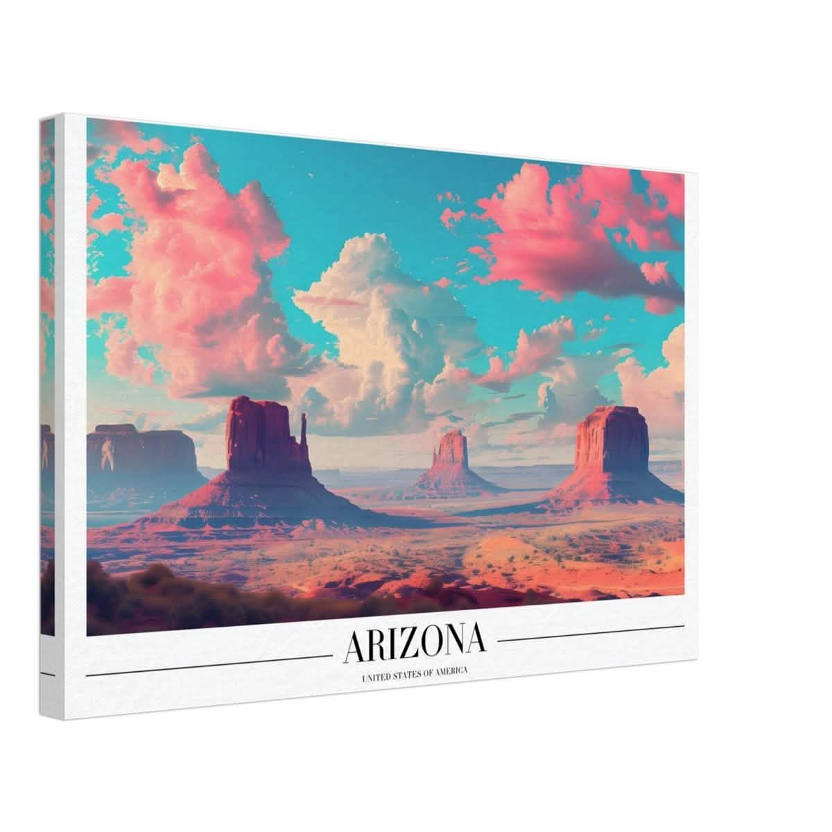 Da Vinci Travel Collection wall art print | Arizona USA | The Sonoran Desert - Canvas - 40x60 cm / 16x24″ - Thick