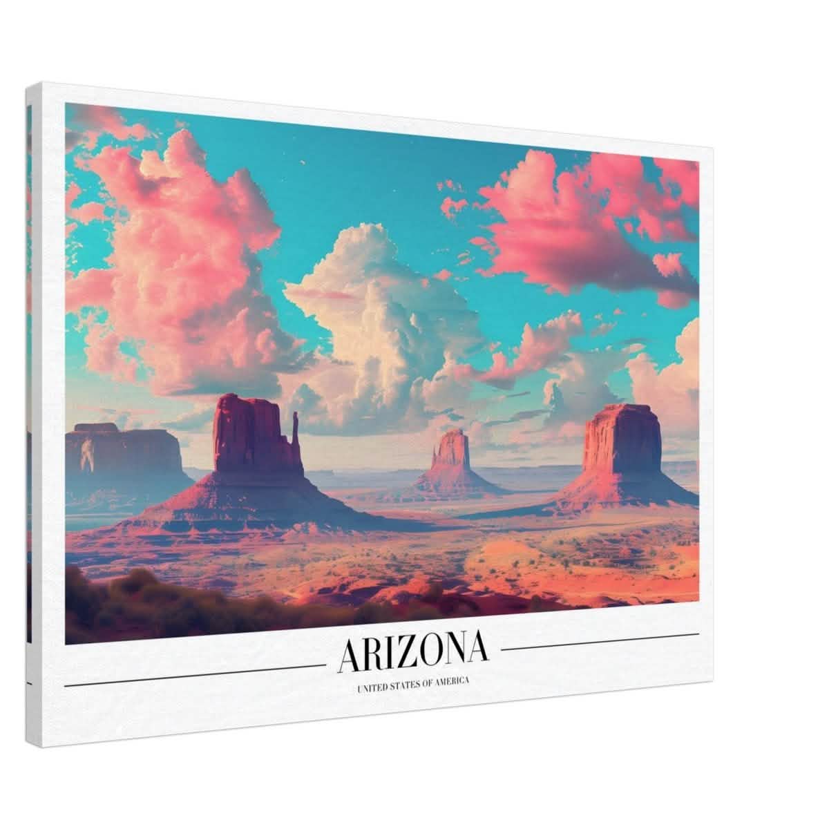Da Vinci Travel Collection wall art print | Arizona USA | The Sonoran Desert - Canvas - 70x100 cm / 28x40″ - Thick