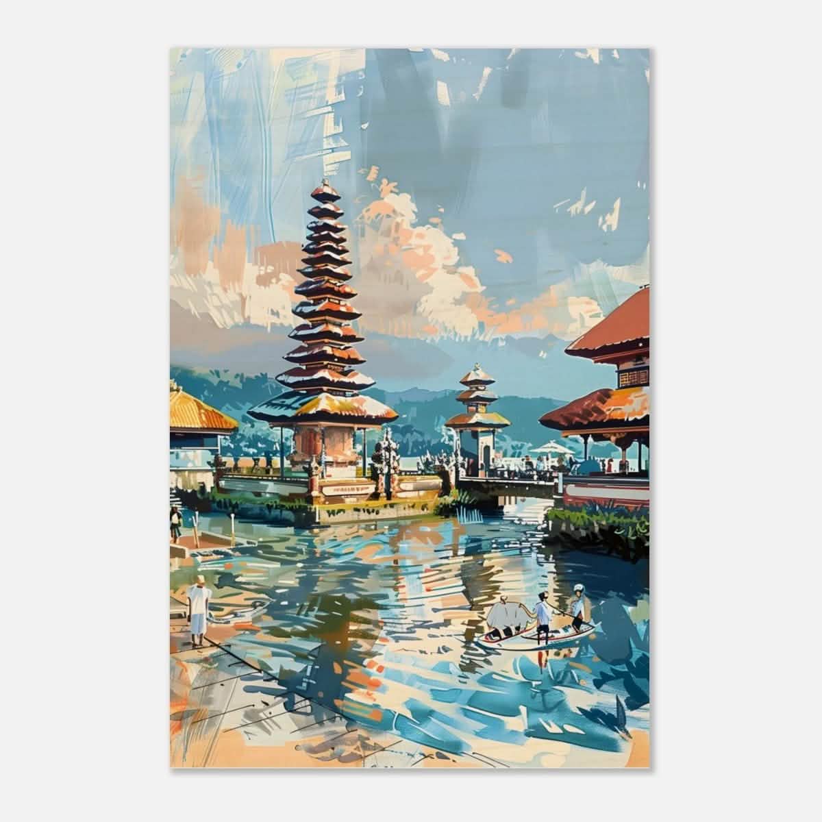 Da Vinci Travel Collection wall art print | Bali Indonesia - Wood Prints - 60x90 cm / 24x36″ - 10 mm