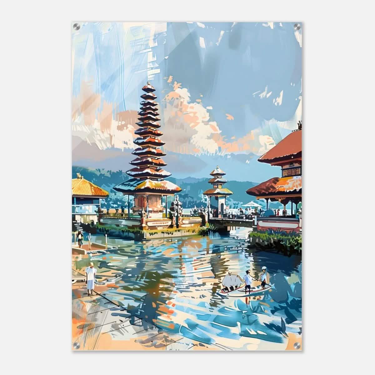 Da Vinci Travel Collection wall art print | Bali Indonesia - Acrylic Print - 70x100 cm / 28x40″ -