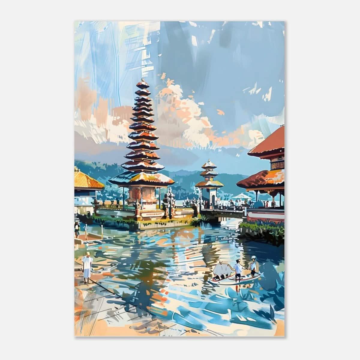 Da Vinci Travel Collection wall art print | Bali Indonesia - Aluminum Print - 40x60 cm / 16x24″ -