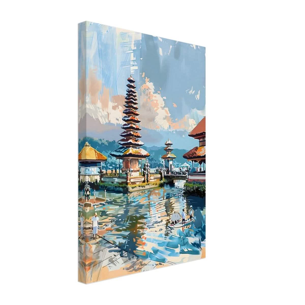 Da Vinci Travel Collection wall art print | Bali Indonesia - Canvas - 30x45 cm / 12x18″ - Slim