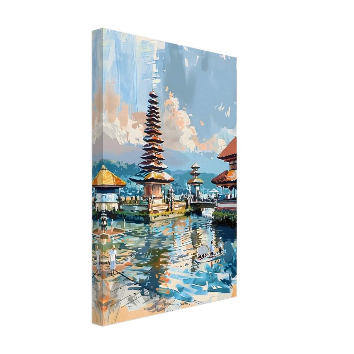 Da Vinci Travel Collection wall art print | Bali Indonesia - Canvas - 30x45 cm / 12x18″ - Thick