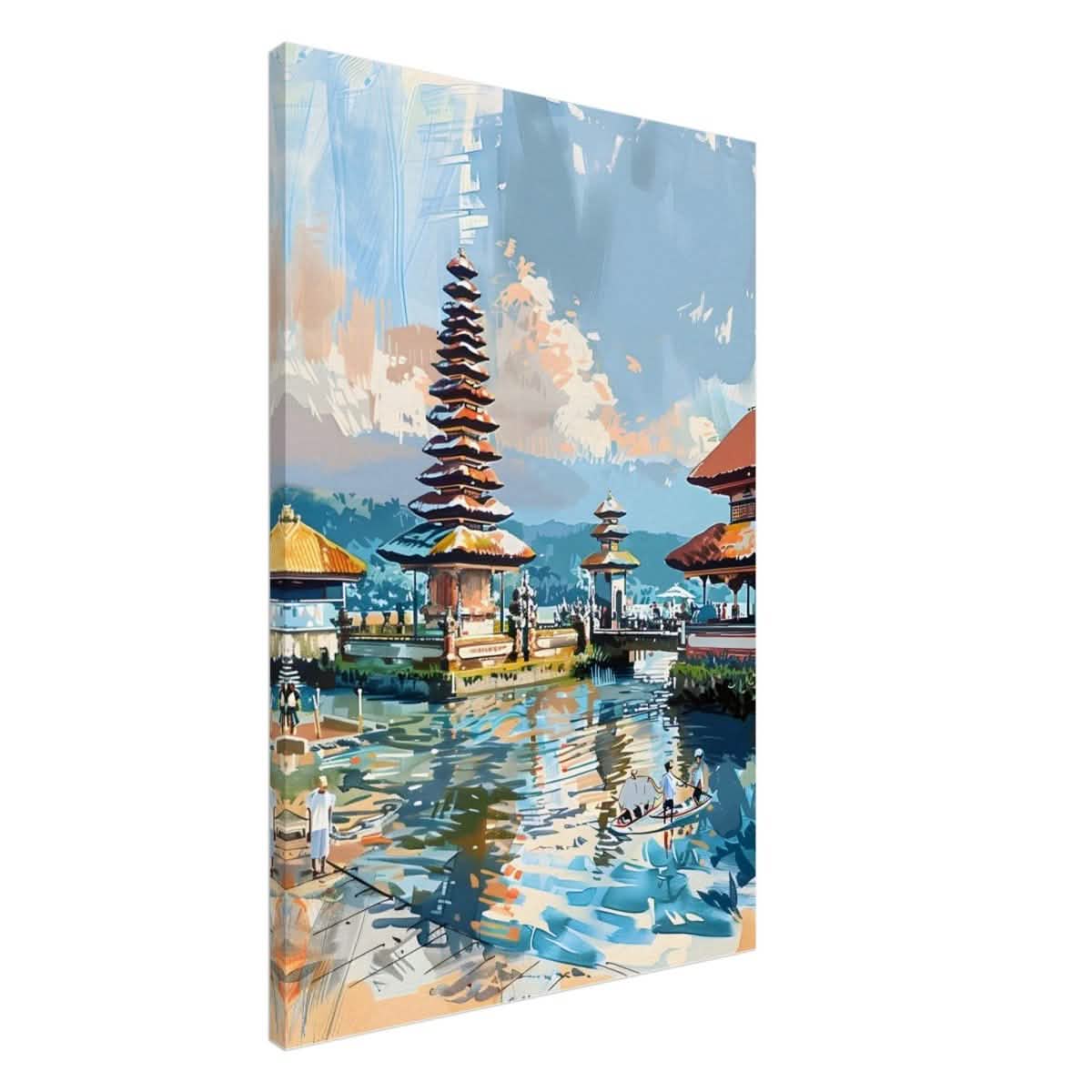 Da Vinci Travel Collection wall art print | Bali Indonesia - Canvas - 60x90 cm / 24x36″ - Slim