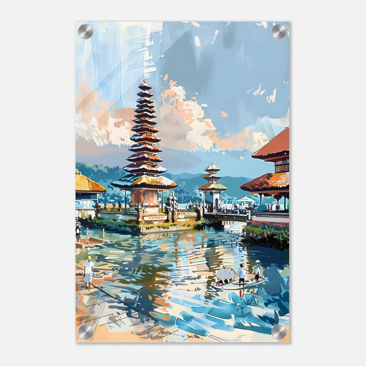 Da Vinci Travel Collection wall art print | Bali Indonesia - Acrylic Print - 30x45 cm / 12x18″ -