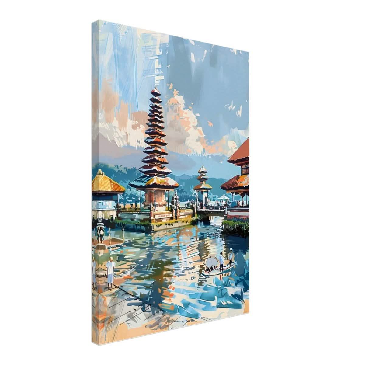 Da Vinci Travel Collection wall art print | Bali Indonesia - Canvas - 40x60 cm / 16x24″ - Slim