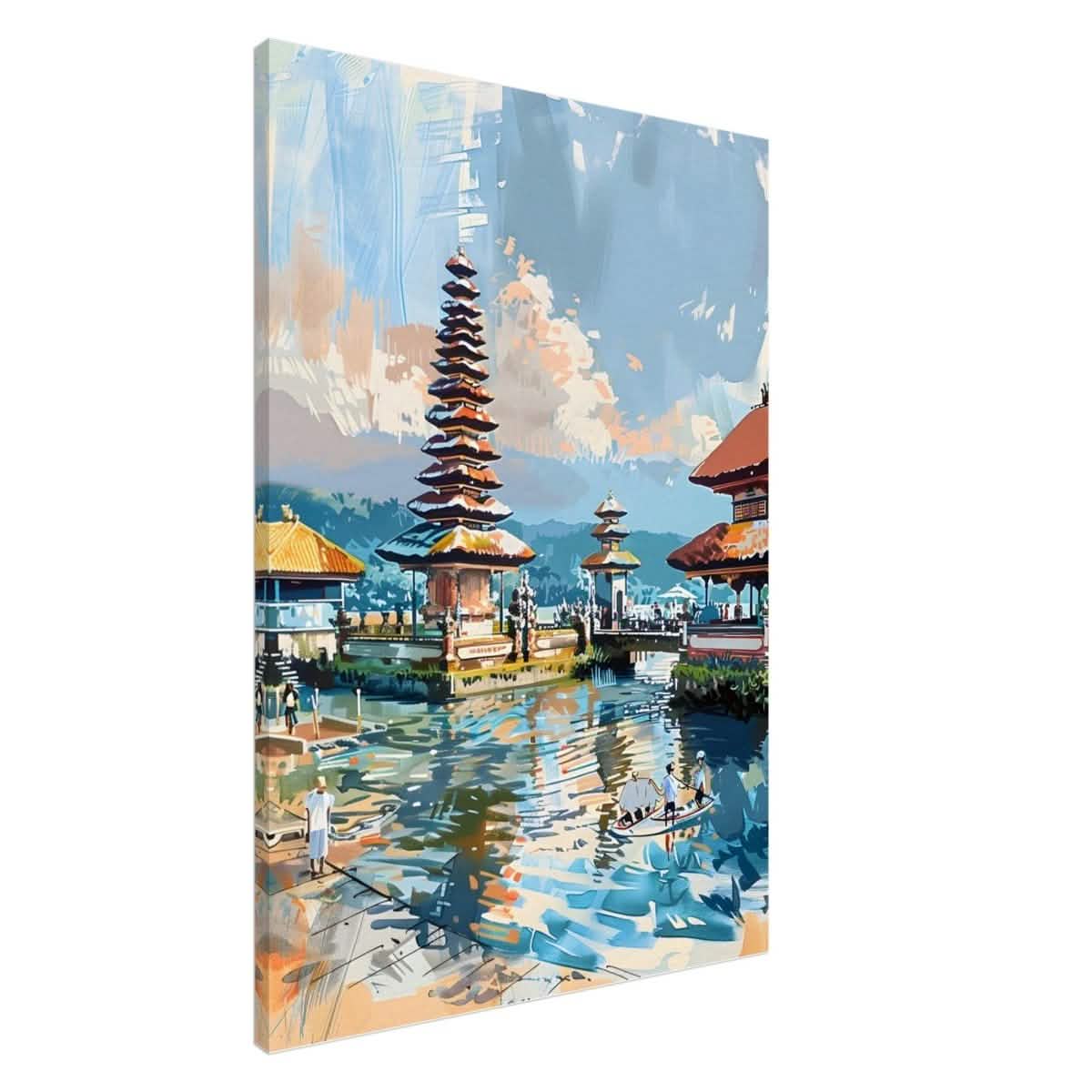 Da Vinci Travel Collection wall art print | Bali Indonesia - Canvas - 70x100 cm / 28x40″ - Slim