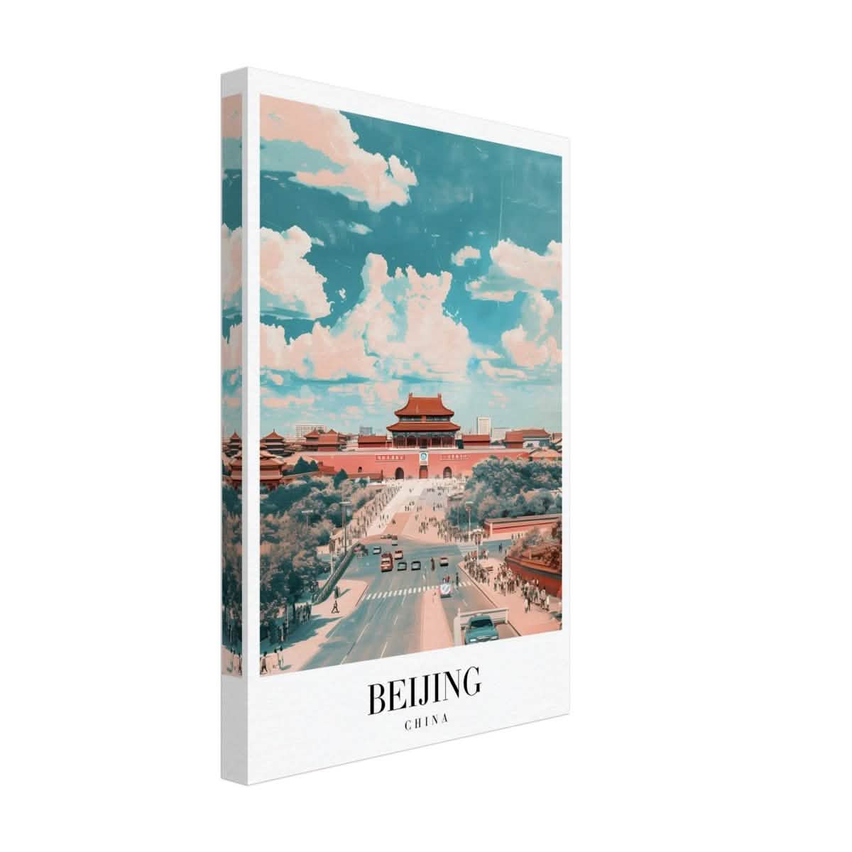 Da Vinci Travel Collection wall art print | Beijing China - Canvas - 30x45 cm / 12x18″ - Thick