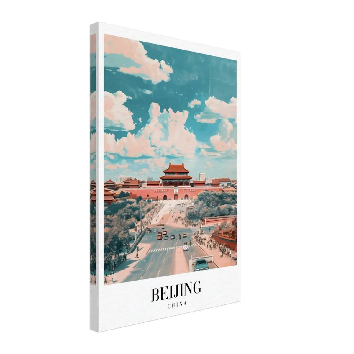 Da Vinci Travel Collection wall art print | Beijing China - Canvas - 40x60 cm / 16x24″ - Thick