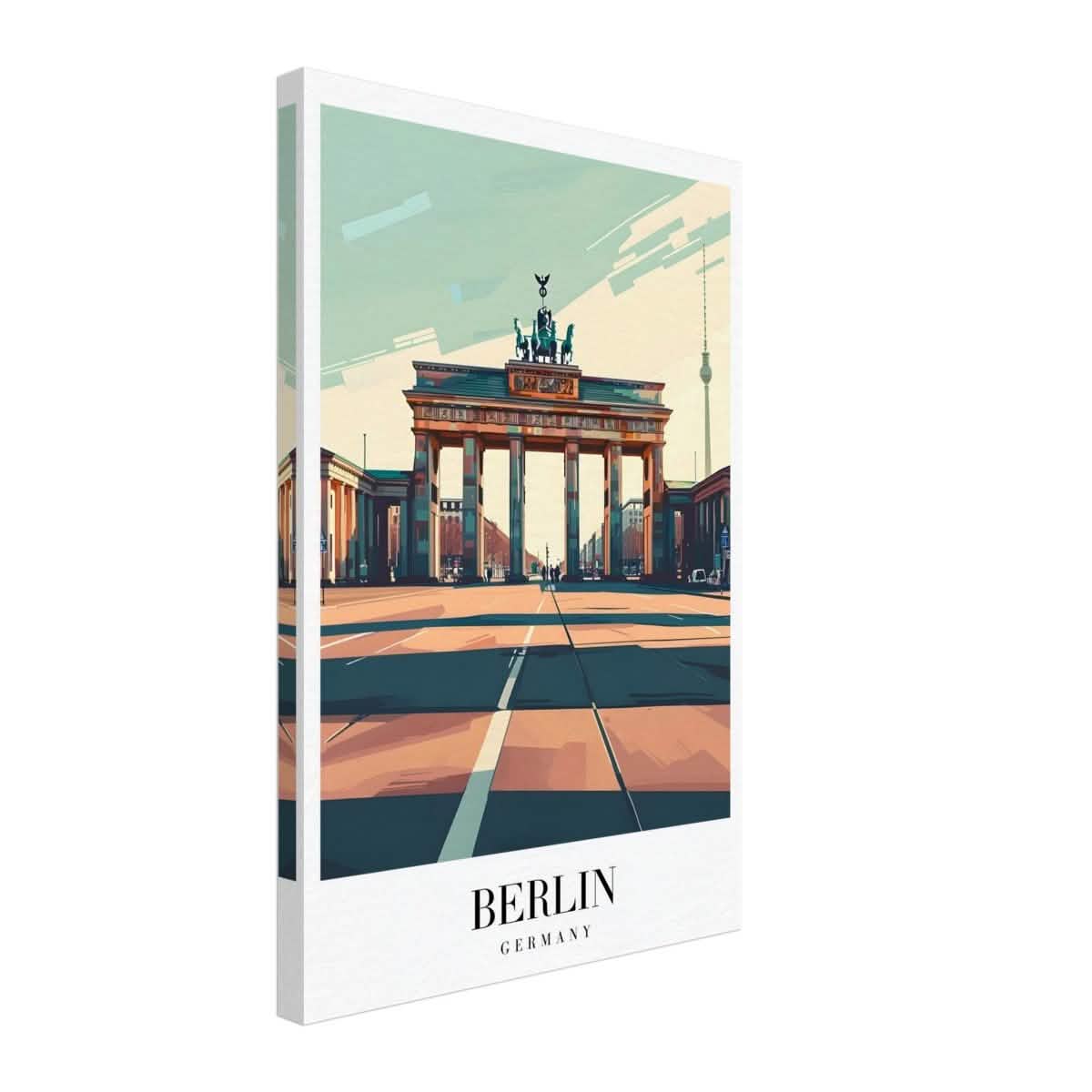 Da Vinci Travel Collection wall art print | Berlin Germany - Canvas - 40x60 cm / 16x24″ - Thick