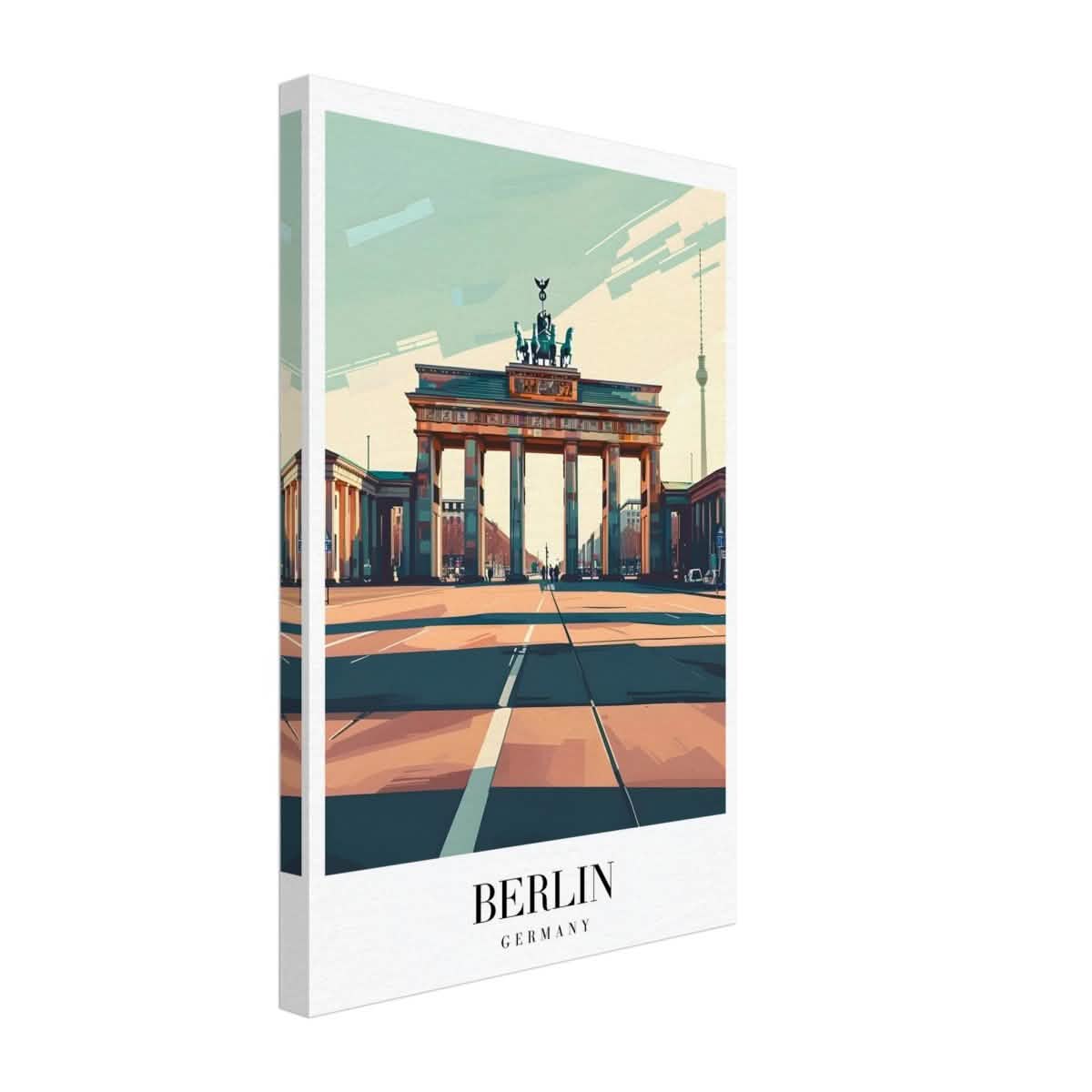 Da Vinci Travel Collection wall art print | Berlin Germany - Canvas - 30x45 cm / 12x18″ - Slim