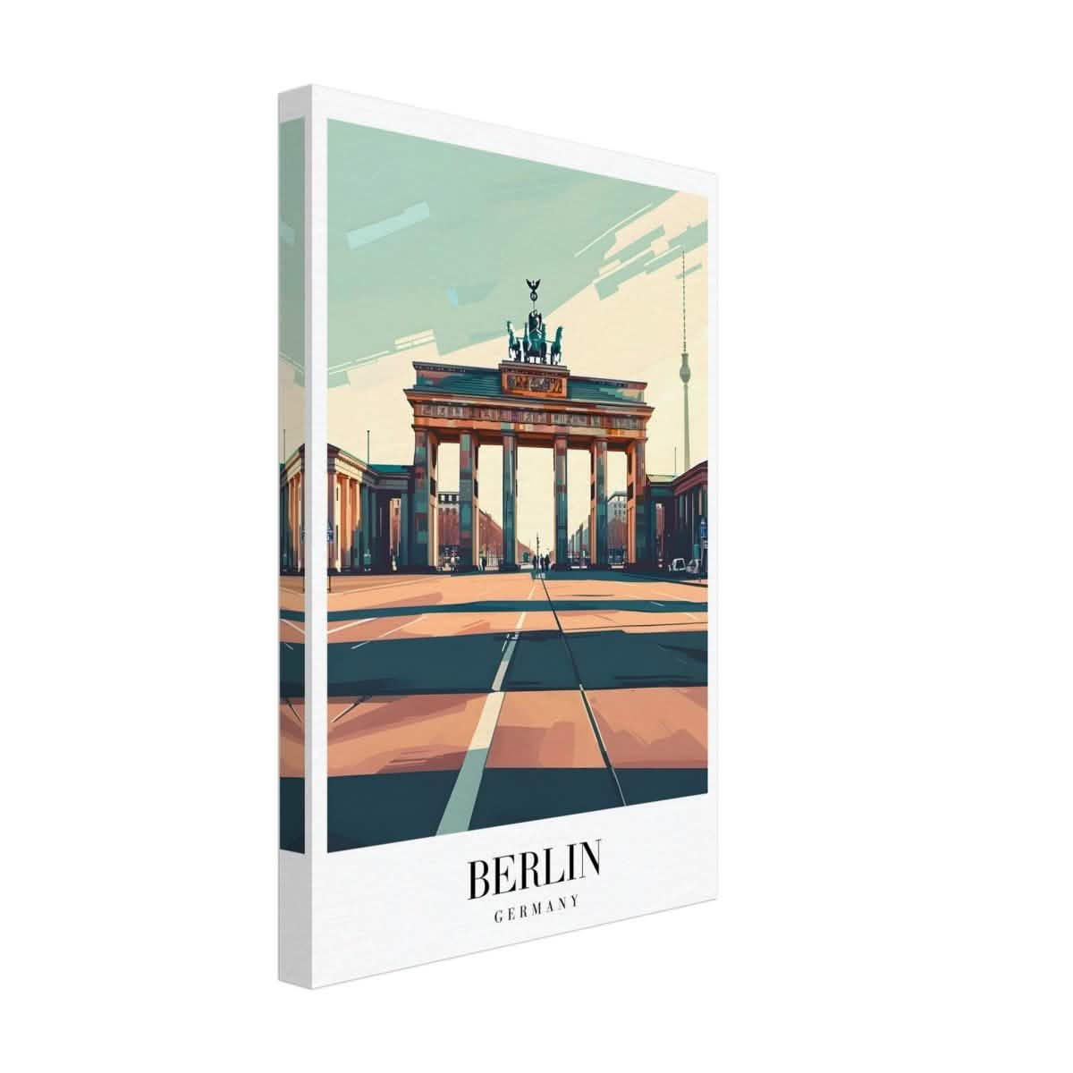 Da Vinci Travel Collection wall art print | Berlin Germany - Canvas - 30x45 cm / 12x18″ - Thick