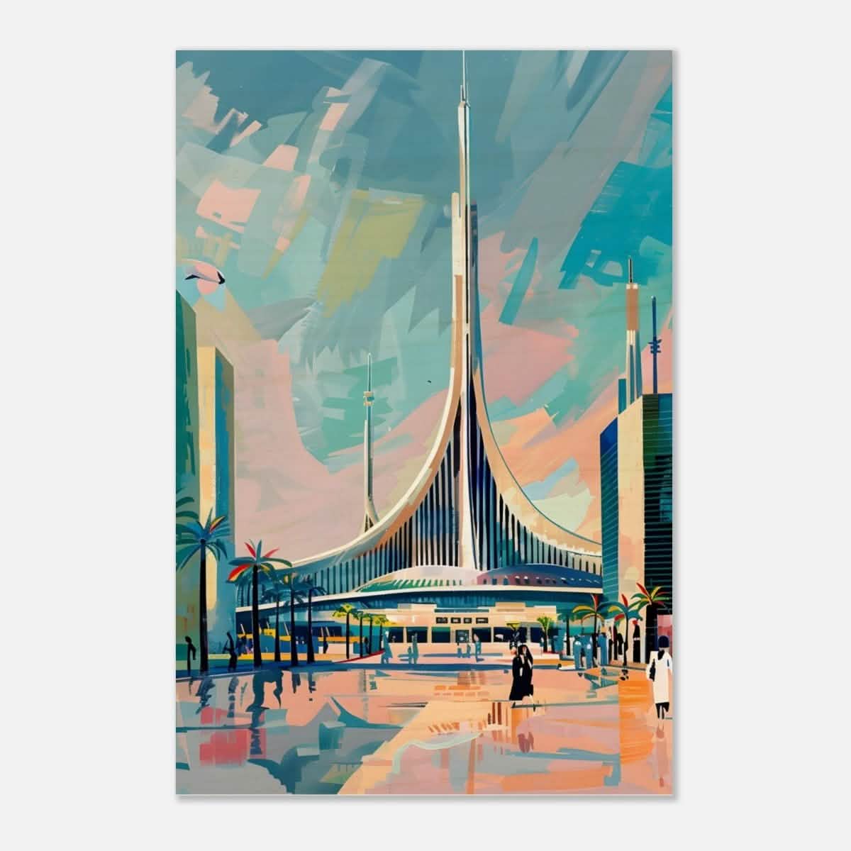 Da Vinci Travel Collection wall art print | Brasilia Brazil - Wood Prints - 30x45 cm / 12x18″ - 10 mm