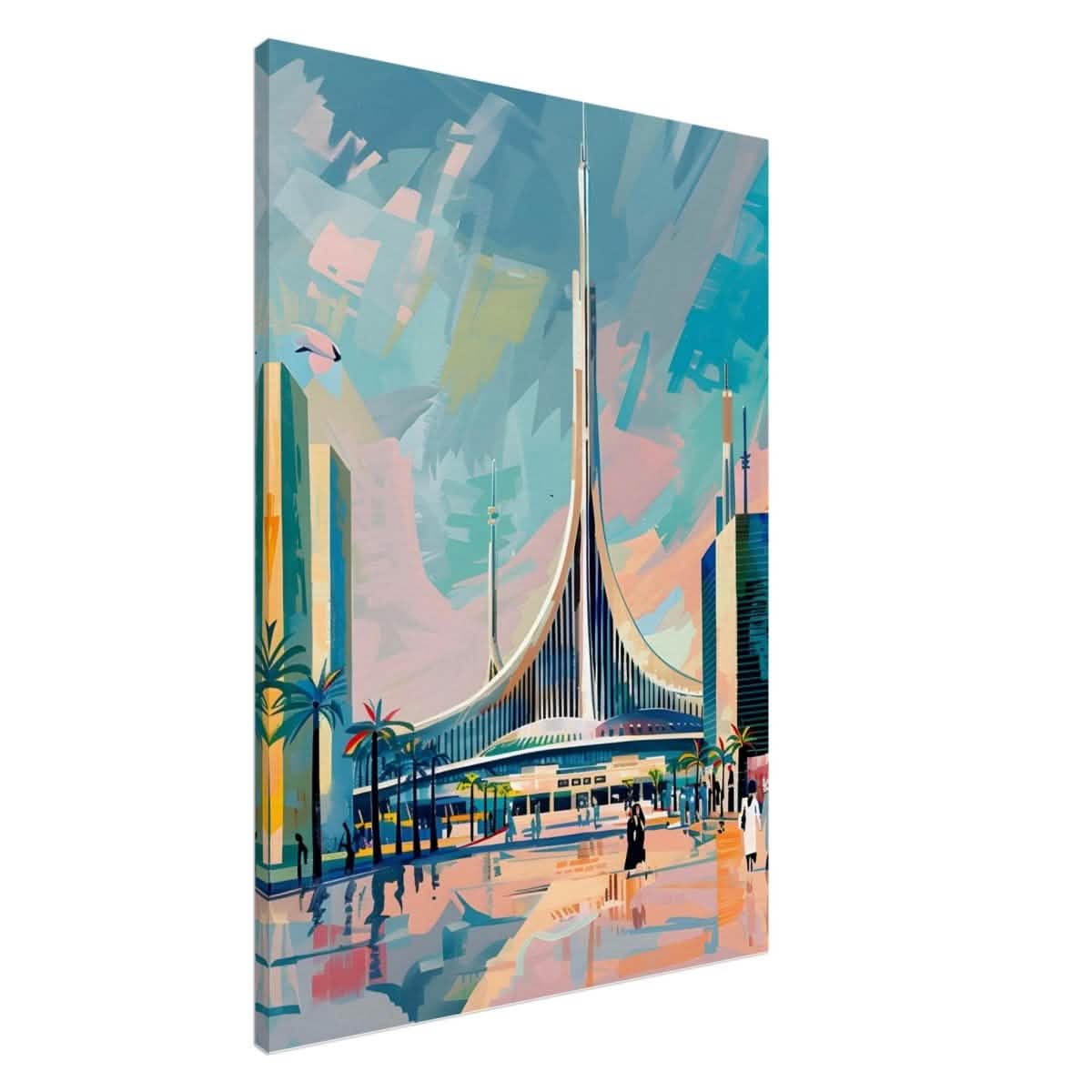 Da Vinci Travel Collection wall art print | Brasilia Brazil - Canvas - 70x100 cm / 28x40″ - Slim