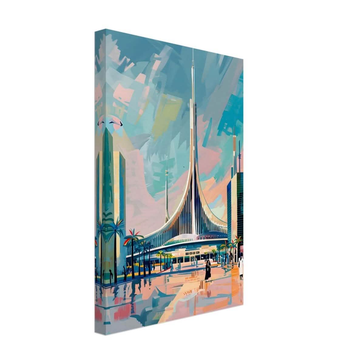 Da Vinci Travel Collection wall art print | Brasilia Brazil - Canvas - 30x45 cm / 12x18″ - Thick