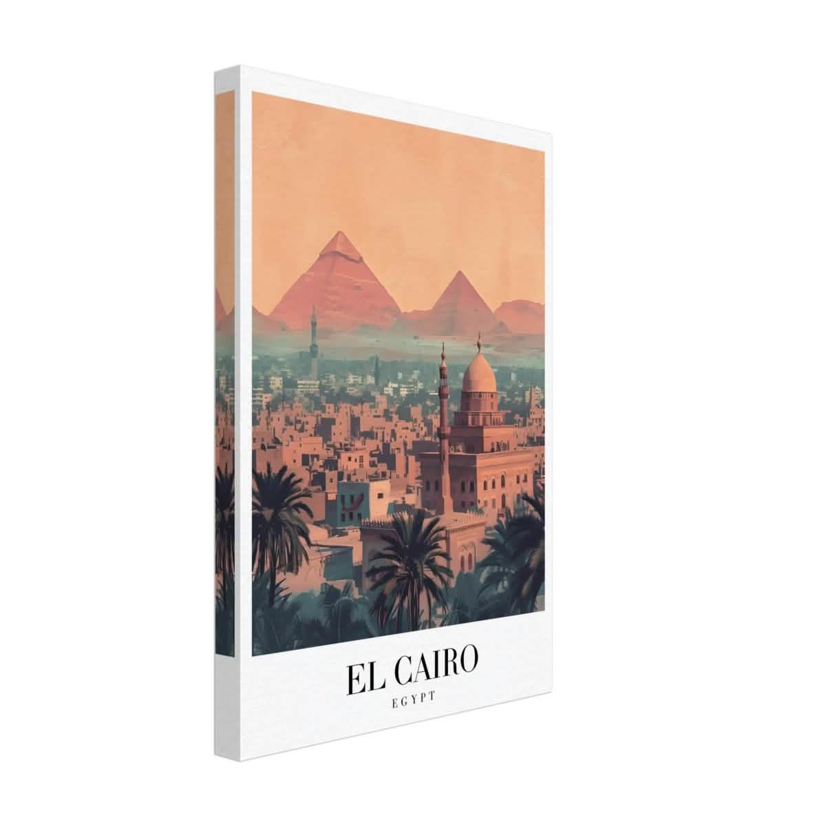 Da Vinci Travel Collection wall art print | Cairo Egypt - Canvas - 30x45 cm / 12x18″ - Thick