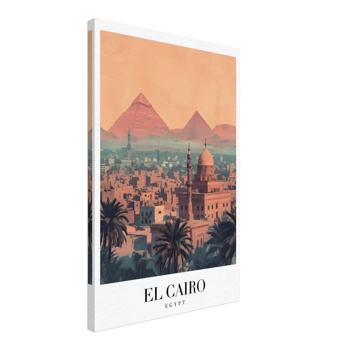 Da Vinci Travel Collection wall art print | Cairo Egypt - Canvas - 50x75 cm / 20x30″ - Thick