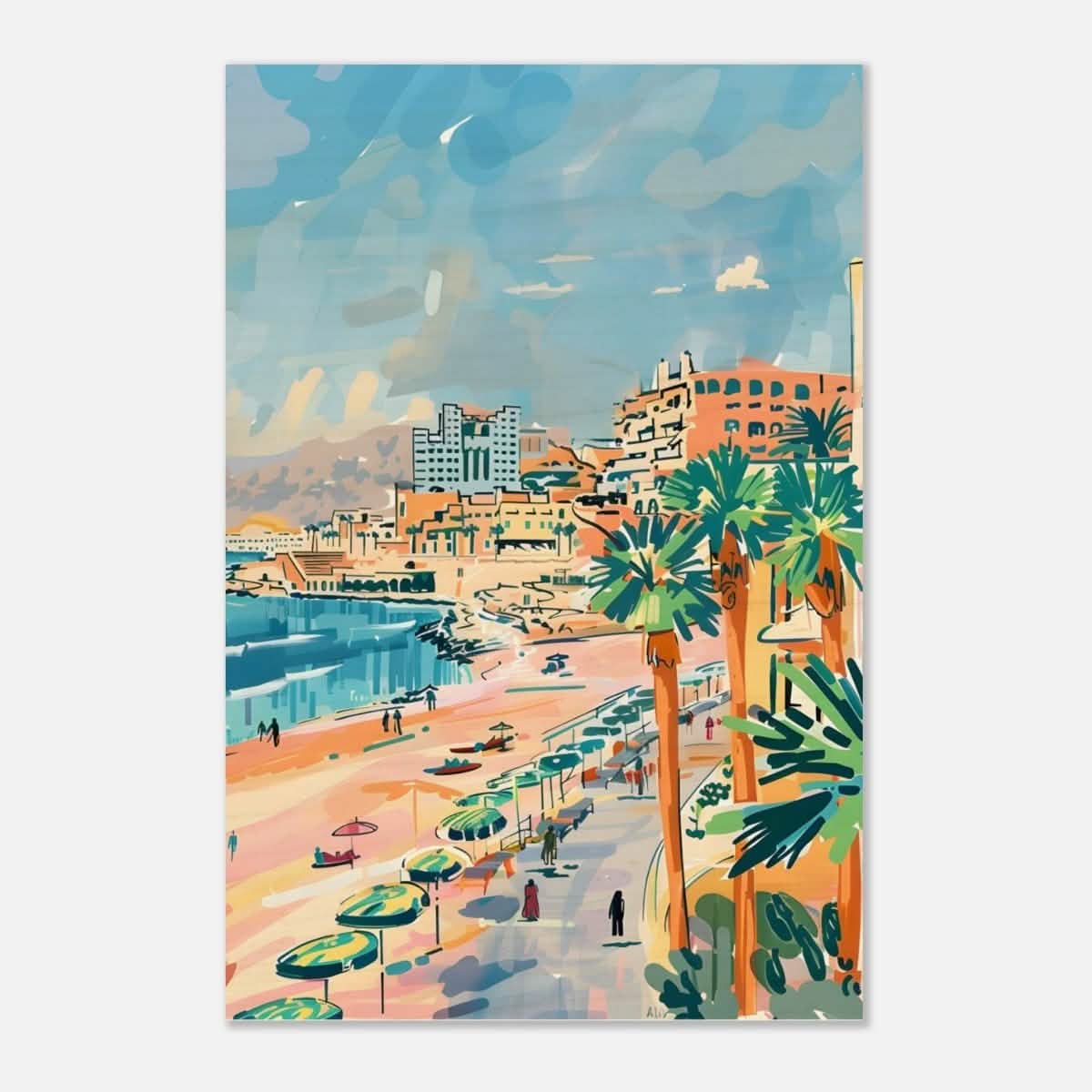 Da Vinci Travel Collection wall art print | Cape Town South Africa - Wood Prints - 60x90 cm / 24x36″ - 10 mm