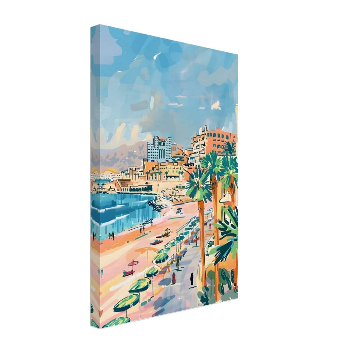 Da Vinci Travel Collection wall art print | Cape Town South Africa - Canvas - 30x45 cm / 12x18″ - Slim