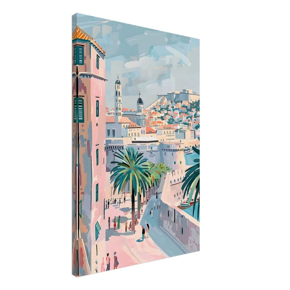 Da Vinci Travel Collection wall art print | Dubrovnik Croatia - Canvas - 60x90 cm / 24x36″ - Thick