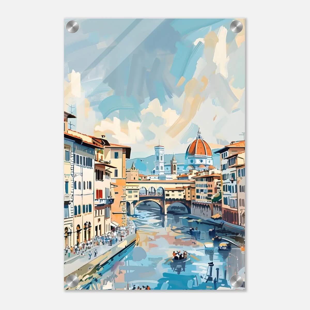 Da Vinci Travel Collection wall art print | Florence Italy - Acrylic Print - 30x45 cm / 12x18″ -